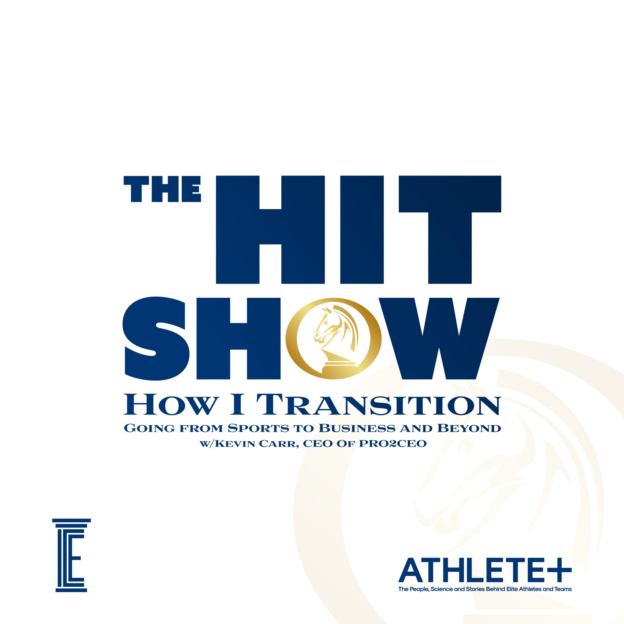 The hit show how I transition logo with a white background