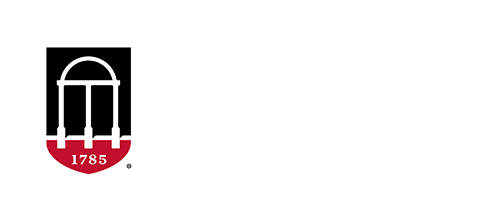 A green background with the university of georgia logo.