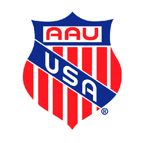 The usa logo on a black background.