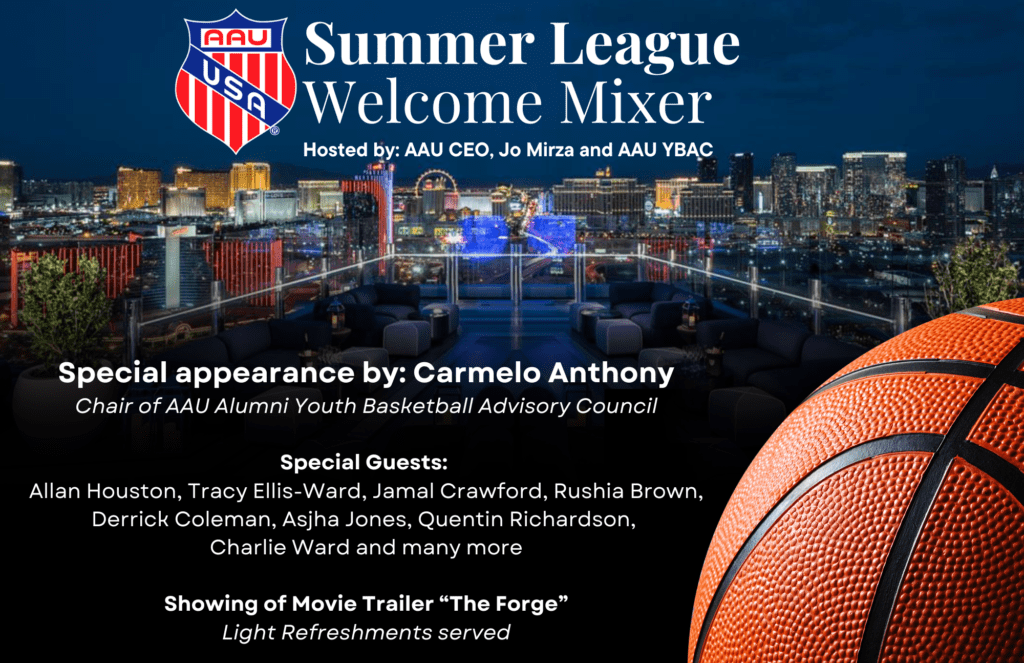 AAU Summer League Welcome Mixer with Carmelo Anthony.